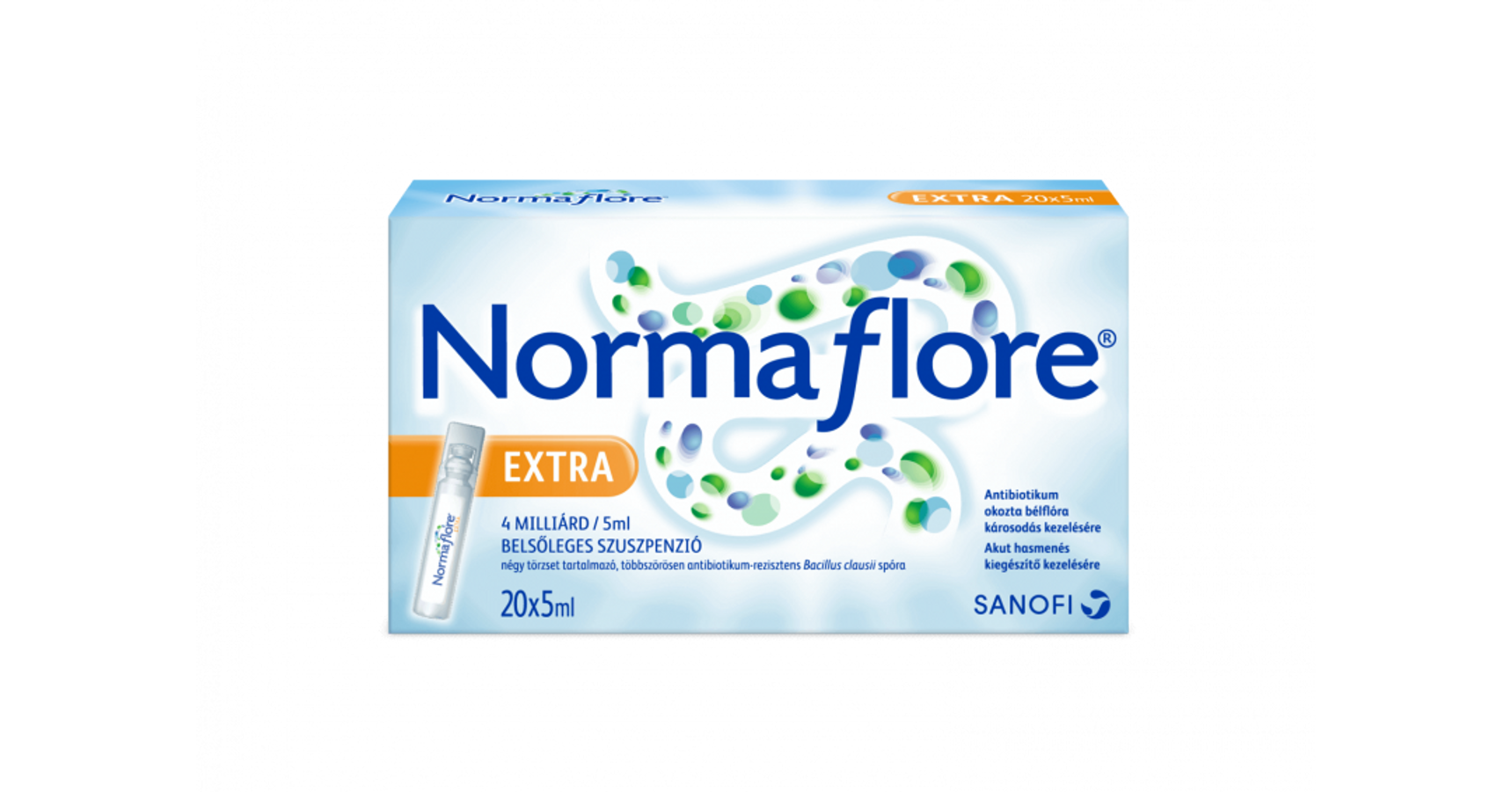 Normaflore Extra Belsőleges Szuszpenzió 20x5ml - Sanofi-Aventis ...