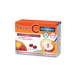 Novo C Komplex Liposzómális C-vitamin + D3-vitamin + cink 30X