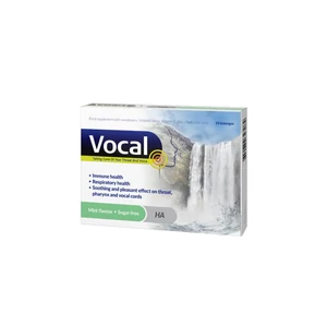 Vocal Szopogató Tabletta Édesítőszerrel, mentás 24X