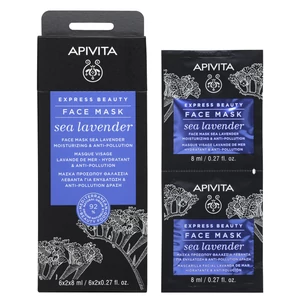APIVITA Express hidratáló arcmaszk - Tengeri levendulával 2x8ml