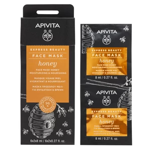 APIVITA Express hidratáló és tápláló arcmaszk - Mézzel 8ml