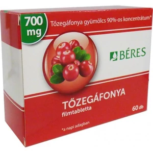 Béres Tőzegáfonya Tabletta 60x