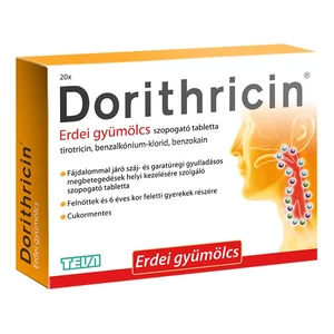 Dorithricin Szopogató Tabletta Erdei gyümölcsös 20x