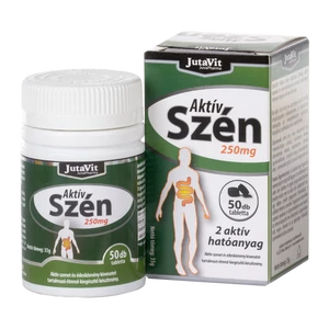 Jutavit Aktív Szén 250mg tabletta 50x