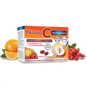 Novo C Komplex Liposzómális C-vitamin + D3-vitamin + cink 60x