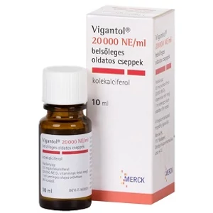 Vigantol 20000NE/ml  Belsőleges Oldatos Cseppek 1x10ml