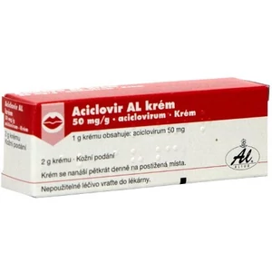 Aciclovir Al 50mg/G Krém 2g Tubus