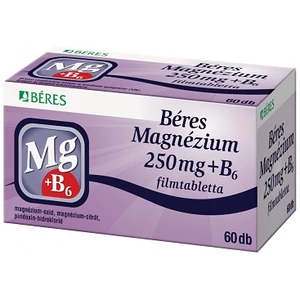 Béres Magnézium 250mg+B6 Filmtabletta 60x
