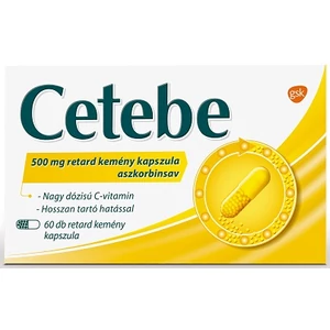 Cetebe 500mg Retard Kemény Kapszula 60x