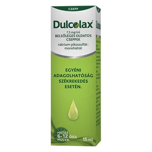 Dulcolax/Guttalax 7,5mg/Ml Belsőleges Cseppek 15ml