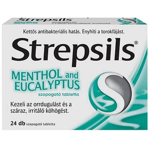 Strepsils Menthol And Eucalyptus Tabletta 24x