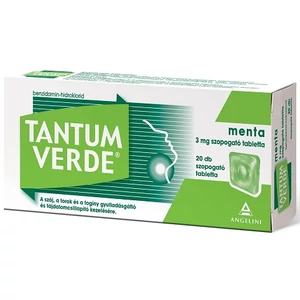 Tantum Verde Menta 3mg Szopogató Tabletta 20x