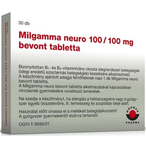 Milgamma Neuro 100/100mg Bevont Tabletta 30x