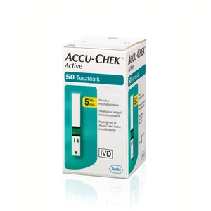 Accuchek Active Teszt Vércukorméréshez 50x