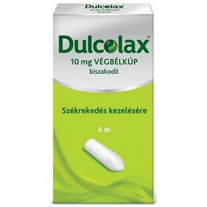Dulcolax 10mg Végbélkúp 6x