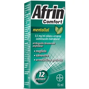 Afrin Comfort Mentollal 0,5mg/Ml Oldatos Orrspray 15ml