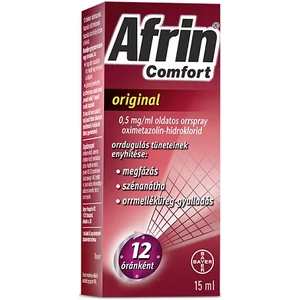Afrin Comfort Original 0,5 Mg/Ml Oldatos Orrspray 15ml