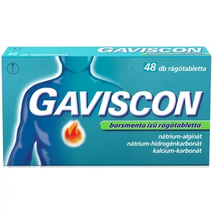 Gaviscon Borsmenta Ízű Rágótabletta 48x