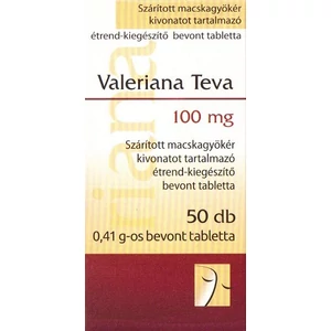 Valeriana TEVA 100 mg Tabletta 50x