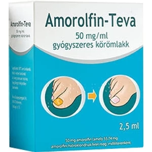 Amorolfin-teva 50mg/Ml Körömlakk 2,5ml