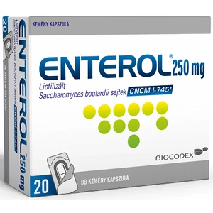 Enterol 250mg Kemény Kapszula 20x