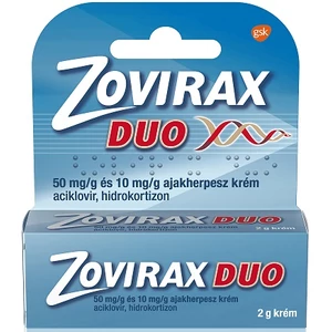 Zovirax Duo 50mg/G+10mg/G Ajakherpesz Krém 1x2g Al Tu