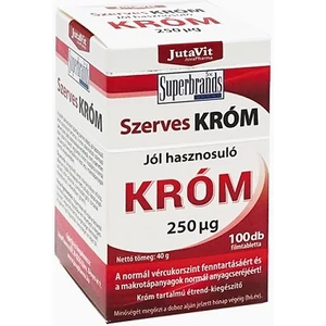 Jutavit Szerves Króm 250mcg Filmtabletta 100x