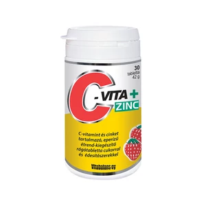Vitabalans C-vitamin 500mg + Cink Rágótabletta  30x