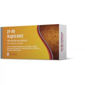 Aspicont tabletta, 20 db