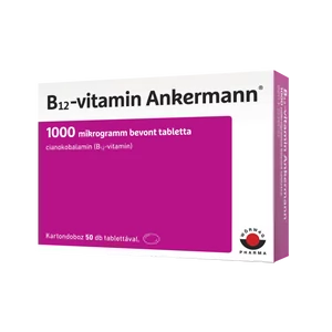 B12-vitamin Ankermann® 1000 mikrogramm bevont tabletta, 50 db