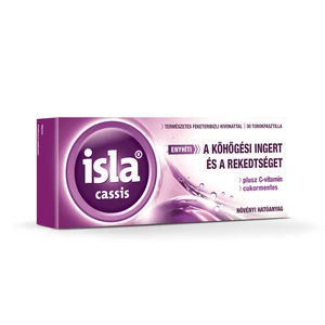 Isla-Cassis Plus C-vitamin torokpasztilla 30x