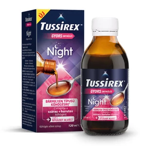 Tussirex Night Szirup Köhögésre 120ml