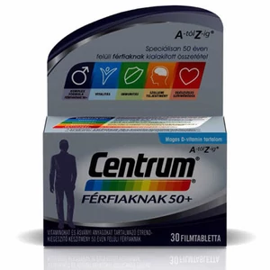 Centrum A-Tól-Z-Ig Férfiaknak 50+ Filmtabletta 30x