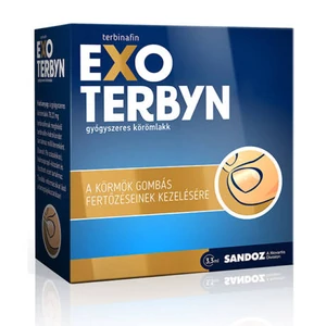 EXOTERBYN GYÓGYSZERES KÖRÖMLAKK 3,3ML