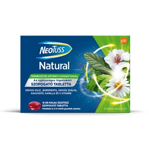 Neotuss Natural Szopogató Tabletta Málnás (16x) 