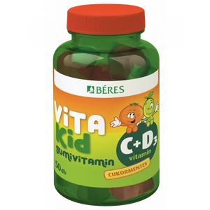Béres VitaKid C+D3 Gumivitamin 50db.