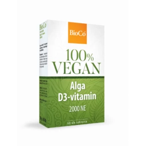 BioCo Vegan Alga D3 Vitamin 2000NE Tabletta