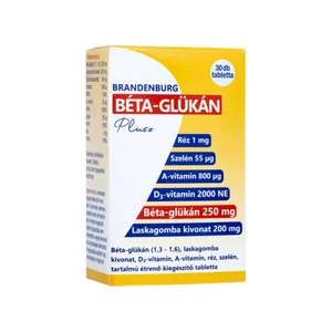 Brandenburg B-Glükán Plusz Tabletta 30db