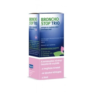 BRONCHOSTOP TRIO KÖHÖGÉS ÉS MEGFÁZÁS ELLENI BELSŐLEGES OLDAT 120ml