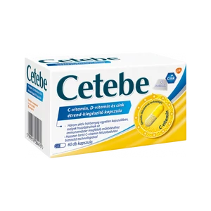 Cetebe C-Vitamin+ Cink+ D-Vitamin Kapszula
