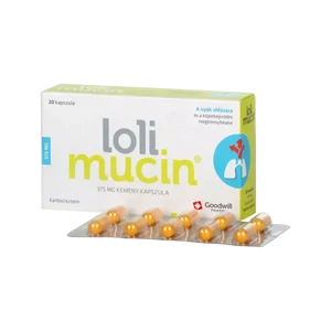 Lolimucin 375 mg kemény kapszula 20x