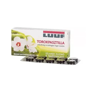 Luuf zuzmó-mályva torokpasztilla 20x