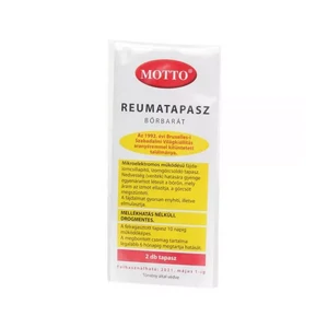 Motto rheumatapasz bőrbarát sárga