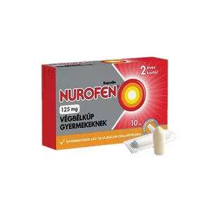 Nurofen 125 mg végbélkúp gyermekeknek 10x