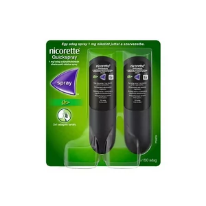 Nicorette Quickspray 1 mg/adag szájnyálkahártya spray 2x1 adagoló