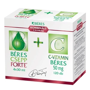 BÉRES CSEPP FORTE + C-VITAMIN 50MG KOMBINÁLT CSOMAG 