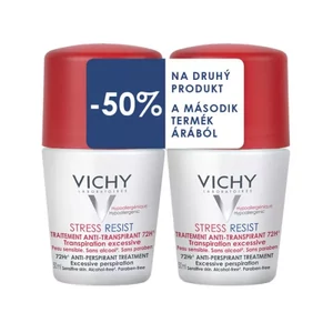 VICHY Stress Resist izzadságszabályozó golyós dezodor 72 órás duopack (2x50ml)