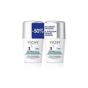 VICHY Invisible Resist 72H foltmentes izzadásgátló dezodor duopack (50ml+50ml) 