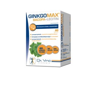 GinkgoMAX + Bacopa + Lecitin lágyzselatin kapszula 60x