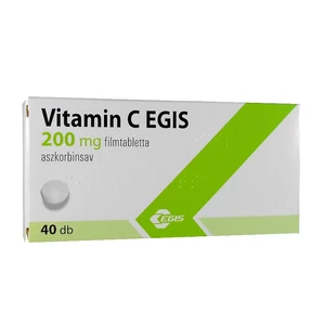 Vitamin C Egis 200mg Filmtabletta 40x